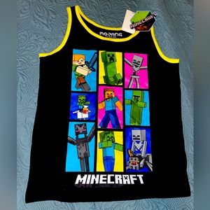 Boys Minecraft graphic tank top